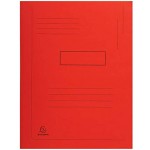 Exacompta Réf. 445003E 1 chemise imprimée avec 2 rabats Forever® 290 g m² chemise 100% recyclée et certifiée Ange Bleu dimensions 24 x 32 cm pour documents format A4 couleur rouge