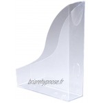 Durable 1701711400 Basic Porte-revues Porte-catalogues Dos 70 mm Plastique Transparent