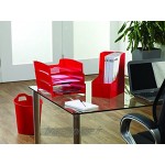 Fellowes Green 2 desk Porte-revues écologique Rouge
