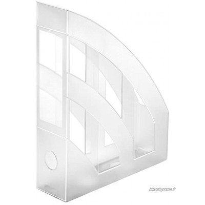 Idena Porte-revues A4 en plastique transparent matt