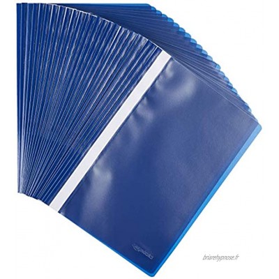Basics Cartelline A4 confezione da 25 pezzi blu