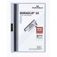 Durable Duraclip 30 Chemise de présentation à clip Bleu clair