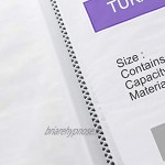 TUKA-i-AKUT [3x] Reliure Protège-Documents A4 pour 80 feuilles 40 Pochettes transparentes Chemise poche Assortis Affichage livre Présentation pour fichier. Ensemble de 3 en 3 couleurs TKD8017-3x
