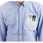 Uteruik Protection pour Les Poches de Chemise pour Les fuites de stylos pour l’école l’hôpital Le Bureau 6pcs