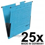 EXACOMPTA 80002561001F Paquet de 25 Dossiers suspendu A4 230g m² coloris Bleu 318 x 227 mm