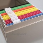 Hanging File Folders 1 5 Tab 11 Point Stock Letter Assorted Colors 25 Box Sold as 1 Box