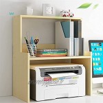 LQ Home Printer Stands Desk Imprimante Stand Imprimeur Support avec Stockage Table de table 3 Tier dossier Color : Natural