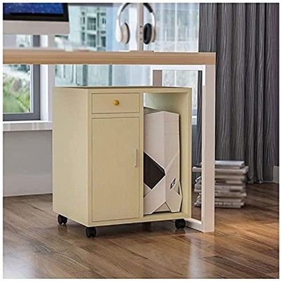 LQ Home Printer Stands Stands Mobile Mainframe Support d'imprimante pour l'imprimante pour salon de salon de bureau Scanner Scanner Scanner Stockage & Organisation dossier Color : Cream color