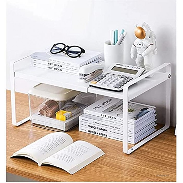 LQ Support d'imprimante avec étagère de rangement bureau maison de bureau table de bureau de bureau de bureau de bureau pour petit espace bureau organisme bureau de bureau dossier Color : White