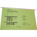 Rexel Multifile Plus Dossier suspendu écolier A4 15 mm vert pack de 20