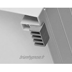 HAN Module à tiroirs CONTUR – système de classement moderne et modulaire extensible avec 3 tiroirs fermés pour documents jusqu´au format B4 gris clair-gris foncé 1503-19
