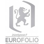 OXFORD Lot de 10 Boîtes Capacité Standard Eurofolio+ 24 x 32 cm Dos 60 mm avec Elastique Couverture Carte Rouge