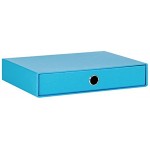 Rössler Soho Boîte de rangement 1 tiroir pour documents A4 Bleu vif