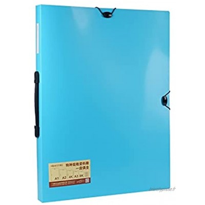 QSJY Liant à Affiches Compatible avec 36,37 × 24.4inch Affiche 16 Feuille Affiche Portable Lock-Feuillet de Stockage Color : Blue Size : 37.2x26.14INCH