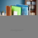 Supordu Magazine Livre Classeur de fichiers Organisateur Trieuse de fichiers Boîte de rangement de bureau à domicileMerisier