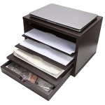 XQAQX Boîte à Documents de Bureau Organisateur de Bureau Document Lettre Rack boîte de Rangement étagère Plateau Fournitures de Bureau à Domicile