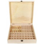 Dioche Boîte à parfum pour vernis à ongles 87 emplacements pour aromathérapie étui de transport pour présentation de voyage 35,5 x 35,5 x 9,2 cm