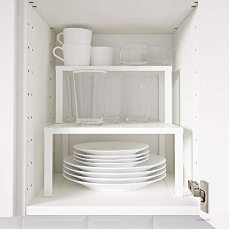 Ikea Variera Lot de 4 inserts d'étagère Blanc 32 x 13 x 16 cm