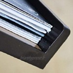 KAIBINY Rack Creative Présentoir Publicité Propagande Porte-journal en alliage d'aluminium amovible de données étage Rack Couleur: NOIR Taille: 23 * 32 * 100cm