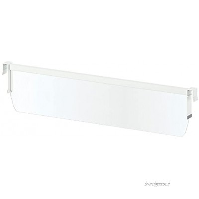 Maximera Séparateur pour tiroir moyen 55,6 x 12,3 cm Blanc transparent