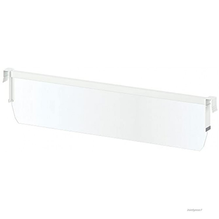 Maximera Séparateur pour tiroir moyen 55,6 x 12,3 cm Blanc transparent