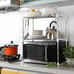 Nicejoy four à micro-racks de cuisine en acier inoxydable Support de rangement du plateau 12 D X 35,4 W X 24,2 H