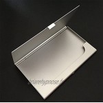 Kentop Porte-cartes porte-monnaie en alliage d'aluminium Boîte de carte de visite