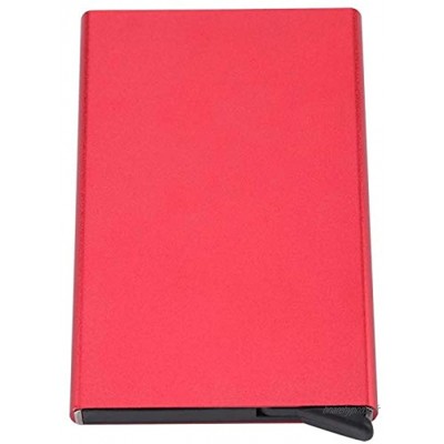 Uxsiya Porte-cartes léger 10 x 6,2 x 0,8 cm à utiliser soi-même rouge