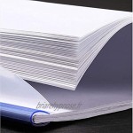10 Pcs Clear Covers Report avec U-Type Sliding Bar fournitures scolaires de bureau Transparent Resume Presentation File Dossiers Organizer Binder pour format A4 papier