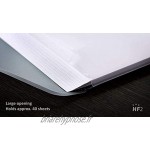 HF2 Pochette Enveloppe perforées A4 avec Fermeture en Auto-Agrippante Lot de 10 en polypropylène 135361 couleur blanc.