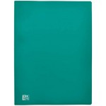 OXFORD Protège-Documents Initial A4 60 vues 30 Pochettes Couverture Polypro Vert
