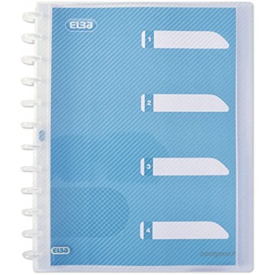OXFORD Protège-Documents Variozip Hawaï A4 60 vues 30 Pochettes Amovibles Couverture Polypro Incolore