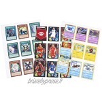 perfect line 100 pochettes plastiques divisées par 9 900 pochettes DIN-A4 transparent pochette transparente sur 9 compartiments 6,8 x 9,6 cm par compartiment pour cartes Pokémon yu-gi-oh