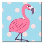 70 étiquettes étanches personnalisées pour vêtements thème flamant rose Sans couture Sans danger pour le linge À coller
