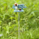 Miniature Chien Panneau de Signalisation Pieu Fée Jardin Ornements Panneau Décor pour Bonsaï Mousse Succulentes Paysage Poupée Maison