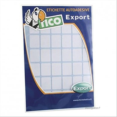 Tico E-1408 Etiquettes 14 x 8 Blanc