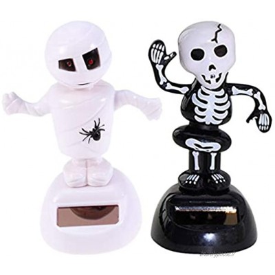 Tomaibaby 2 Pièces Halloween Fantôme Figurine Décorations Voiture Tableau de Bord Ornement pour Halloween Jouet
