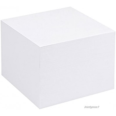 5 Star Recharge pour bloc cube Env. 750 feuilles Blanc 90 mm x 90 mm Import Royaume Uni