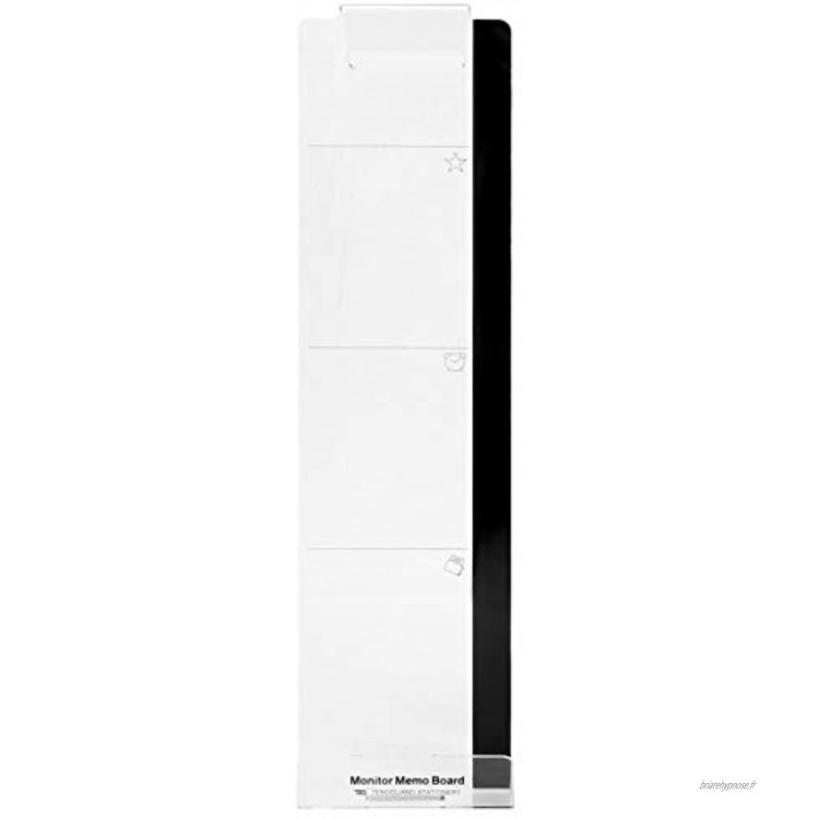 Omabeta Support de Bloc-Notes Transparent Porte-Cartes de Visite en AcryliqueLeft Side