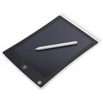 QiruIXinXi Bloc-notes LCD de 21,6 cm planche à dessin électronique anti-chute effacement en un clic idéal pour les réunions de bureau et les assistants d'enseignement blanc