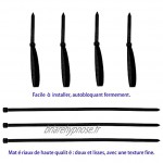 Attache câble Serre-câble noir Attache-câble en nylon 200 mm x 3,6 mm noir 200 pièces par paquet