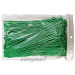 Attache câble,vert 2,5 mm x150 mm300 pièces Serre-câbles en nylon vert