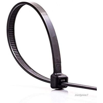 Guenioc Serre Cables St 160 x 4,8 mm 100pcs Noir. Large Choix de Longueurs et largeurs Attaches Nylon Zip Ties Serrage Fixation
