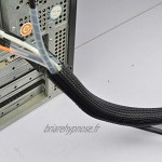 Manchon de gestion de câbles pour TV PC Home Cinéma